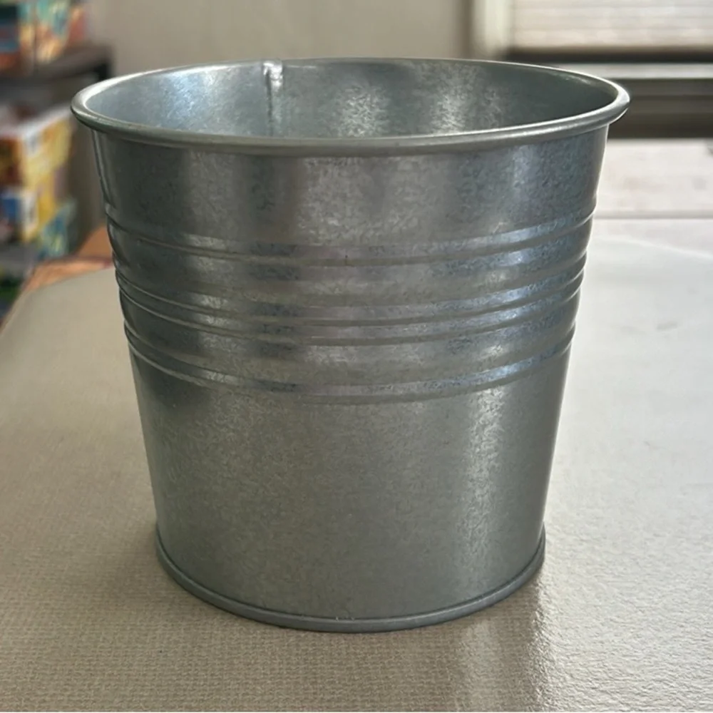 IKEA Galvanized SOCKER Plant 🪴 Pot